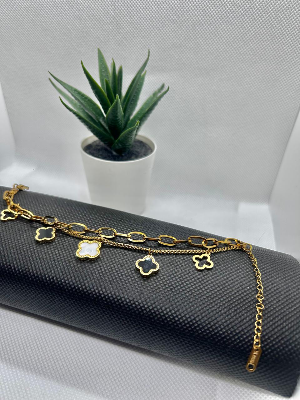 Pulsera Mujer Trebol Doble - NEBU