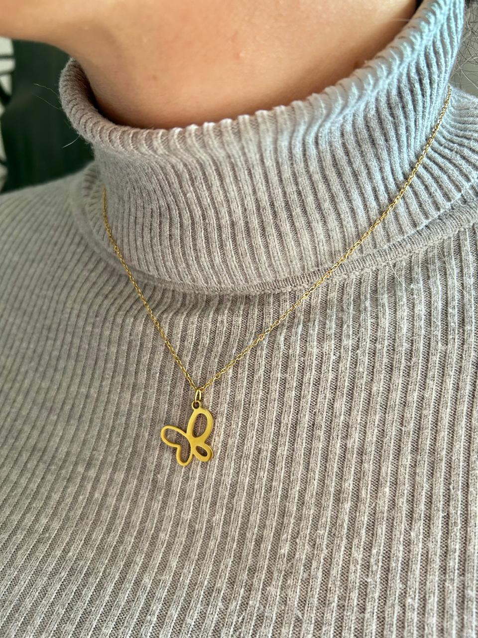 ✅  Cadena Mariposa Mujer