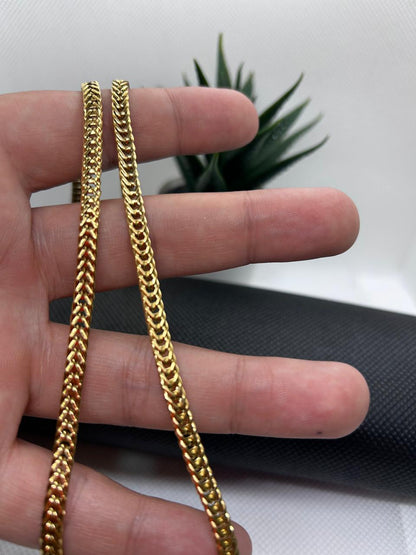 ✅	Cadena Escama Hombre – Oro Laminado 18K – NEBU JOYERÍA