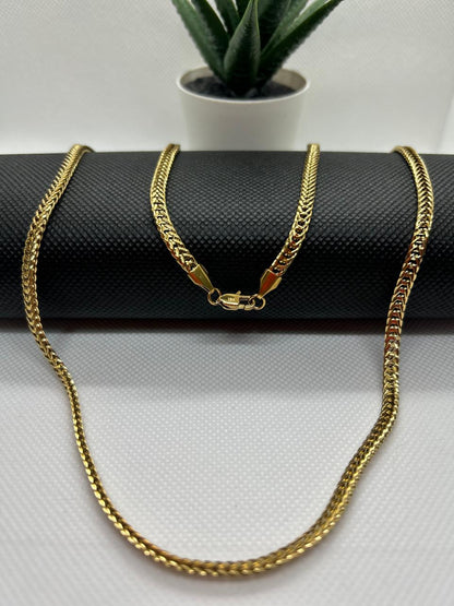 ✅	Cadena Escama Hombre – Oro Laminado 18K – NEBU JOYERÍA