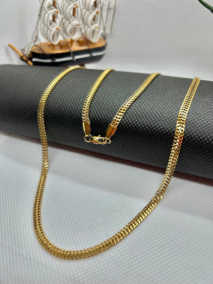 ✅ Cadena Roma Hombre – Oro Laminado 18K estilo clasico