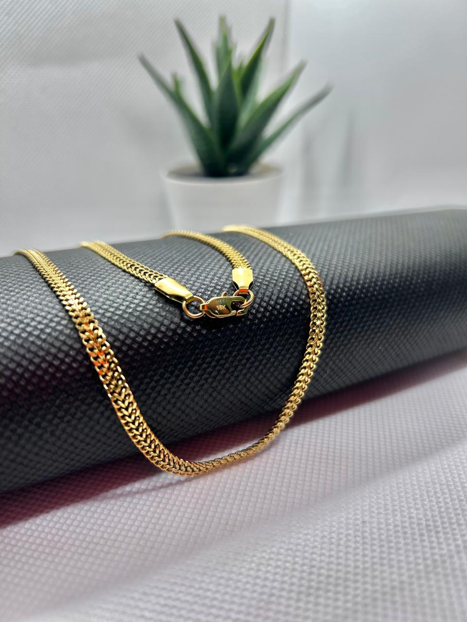 Cadena Roma DAMA en Oro Laminado 18 K