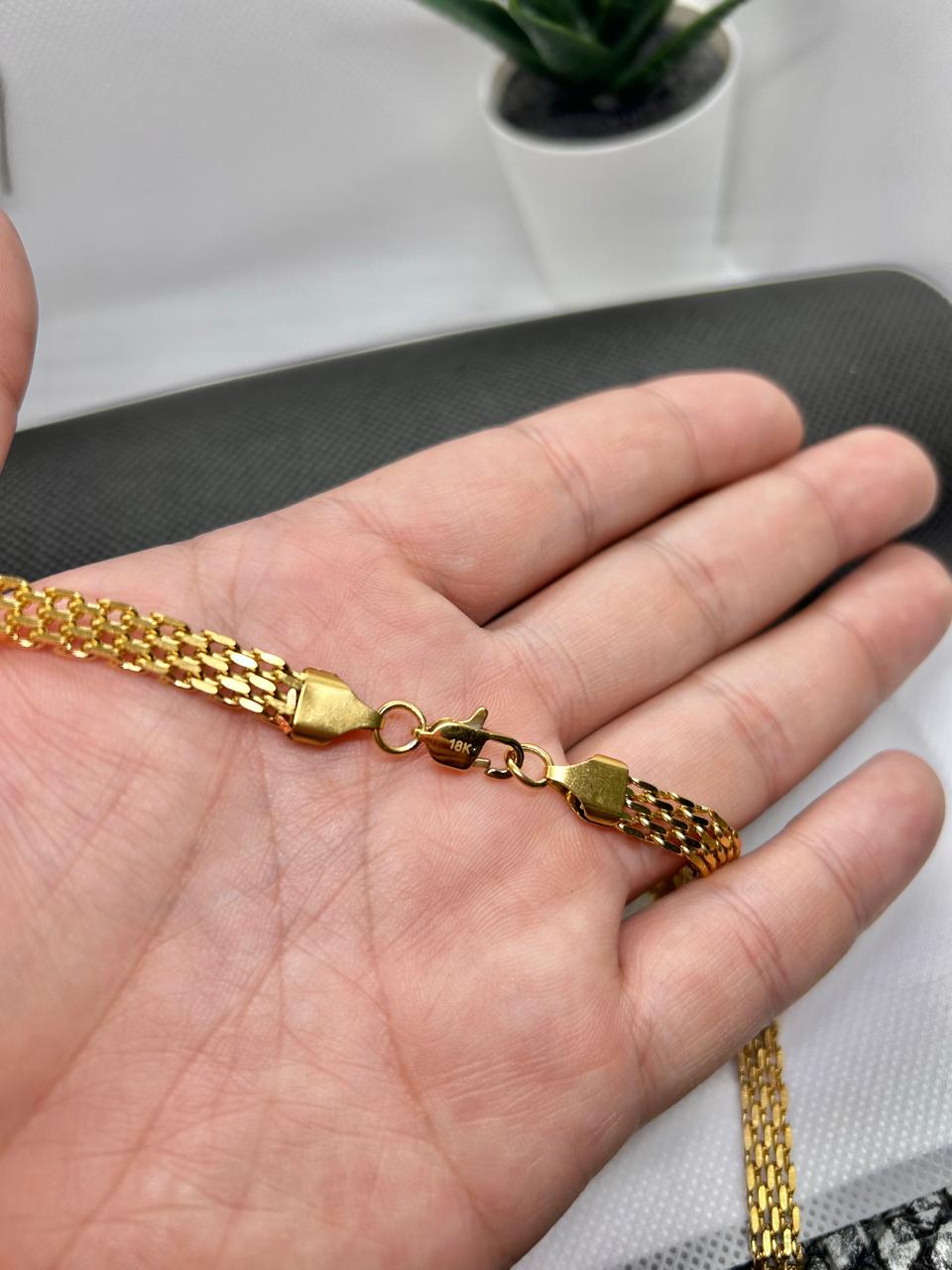 ✅ Cadena Chinesca en Oro Laminado 18k