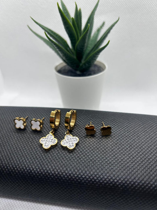 Aretes x 3 VC - Ref30 Mujer - NEBU