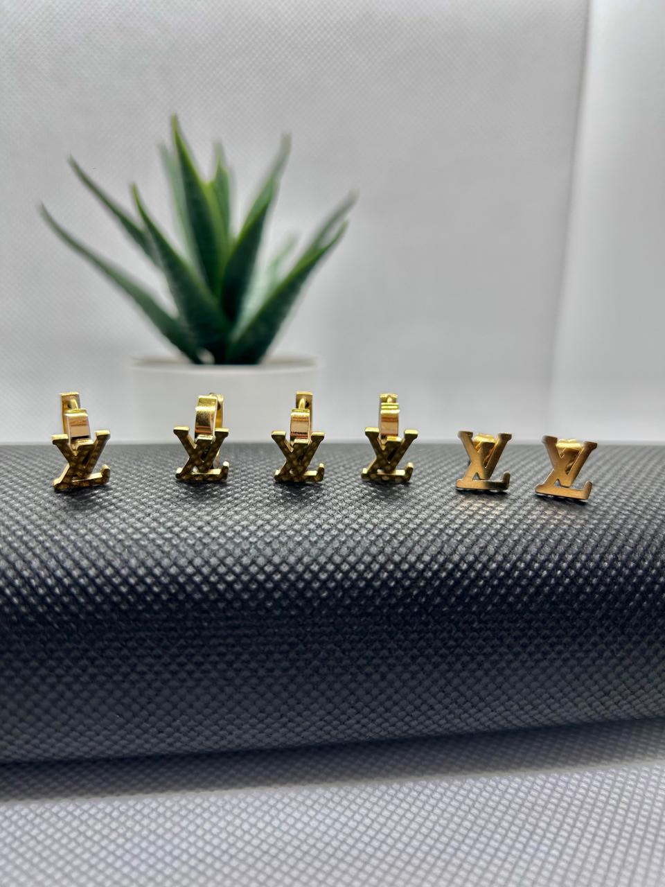 Aretes x 3 LV - Ref49 Mujer - NEBU