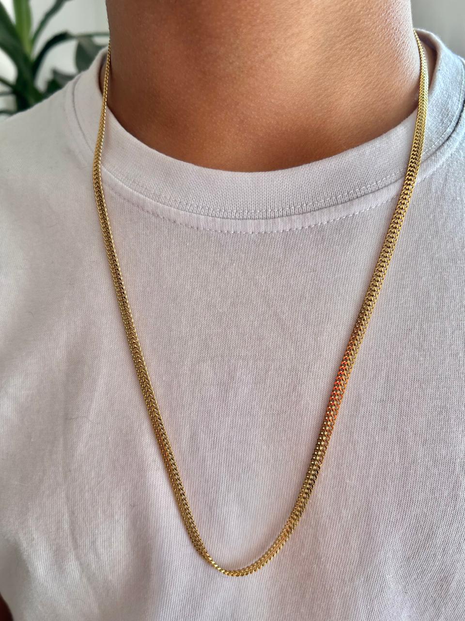 ✅ Cadena Roma Hombre – Oro Laminado 18K estilo clasico