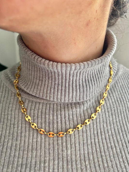 Cadena Gucci DAMA en Oro Laminado 18 K