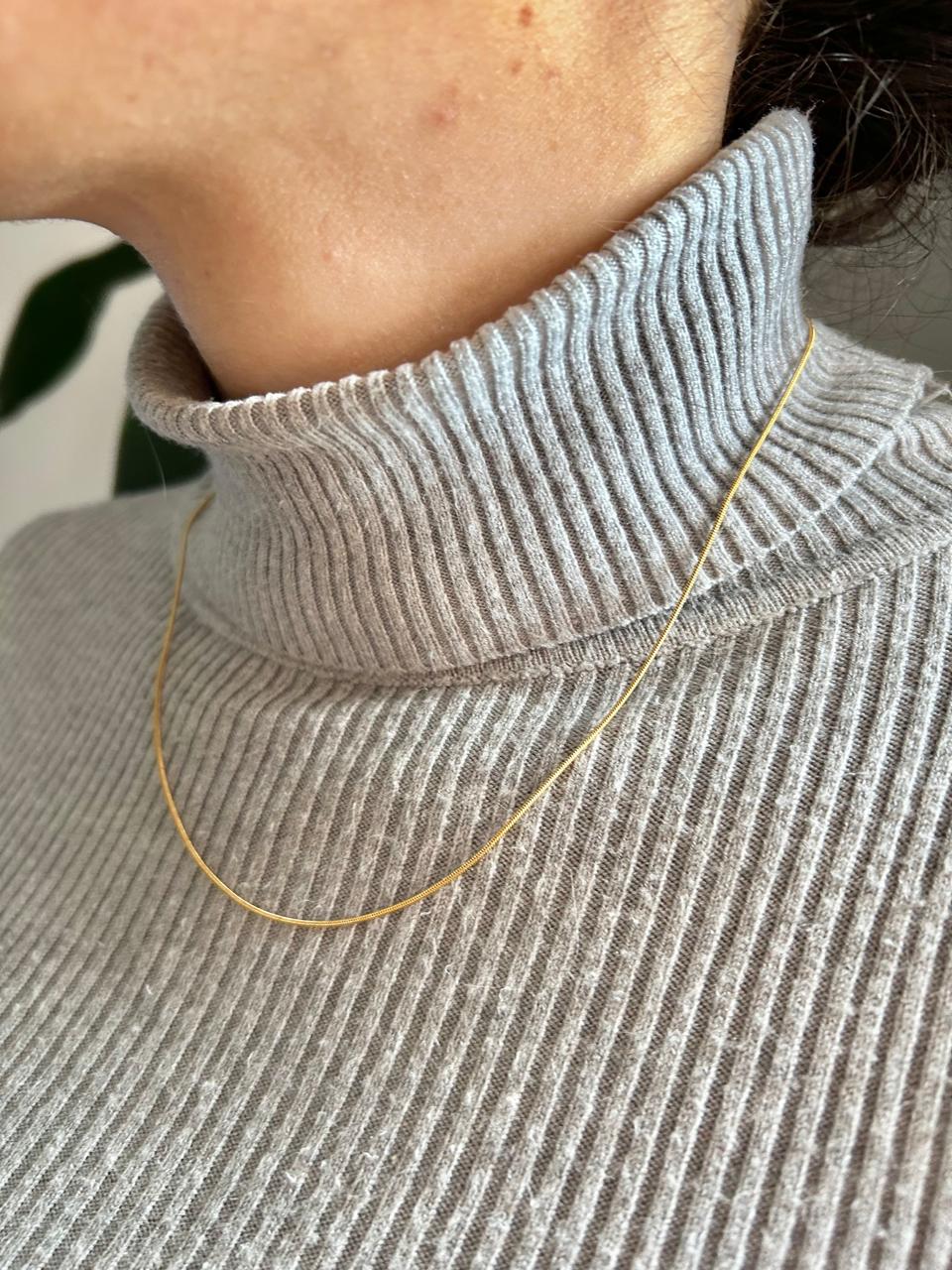 Cadena Hilo DAMA oro laminado 18k